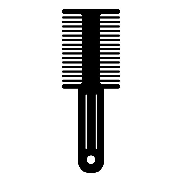 Vector hair comb icon logo vector design template