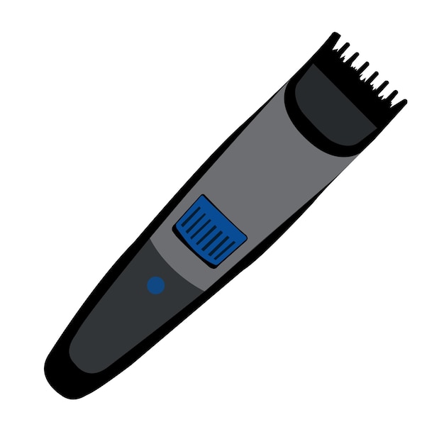 Hair cutting machine and face cleaning shaving trimmer for men vector illustration