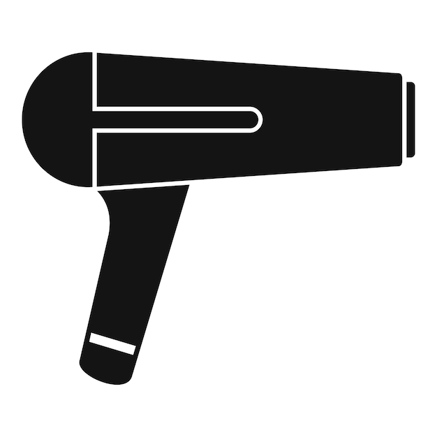 Icona asciugacapelli semplice illustrazione dell'icona vettoriale dell'asciugacapelli per il web design isolato su sfondo bianco