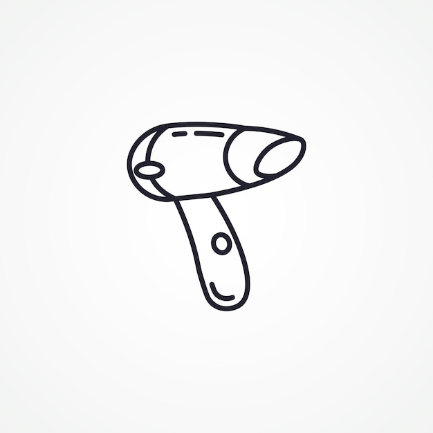 hair dryer line icon hair dryer outline icon