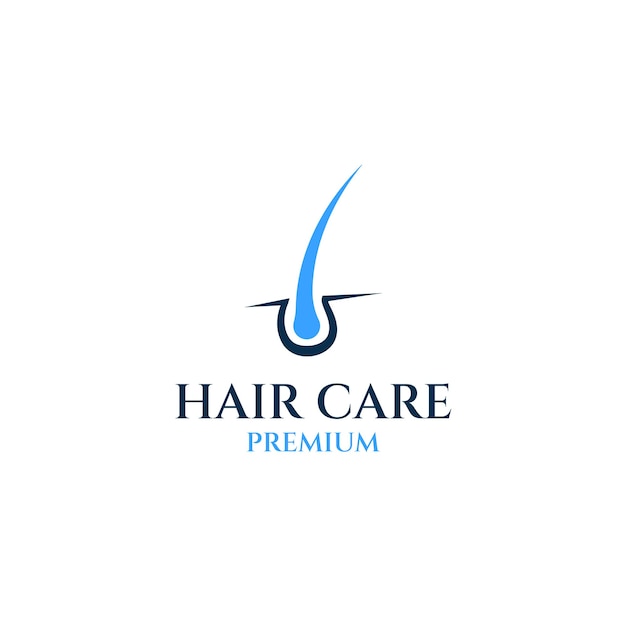 Hair Follicle Logo for Hair Care Clinic Design Concept Vector Illustration Symbol Icon