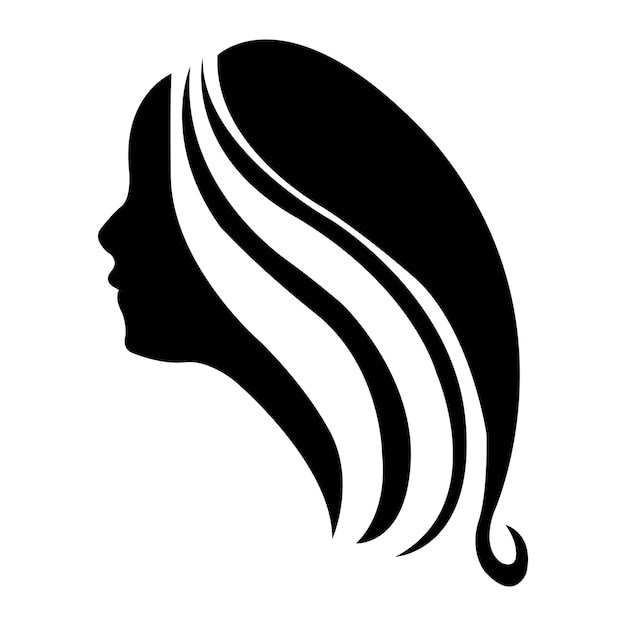 Hair icon logo vector design template