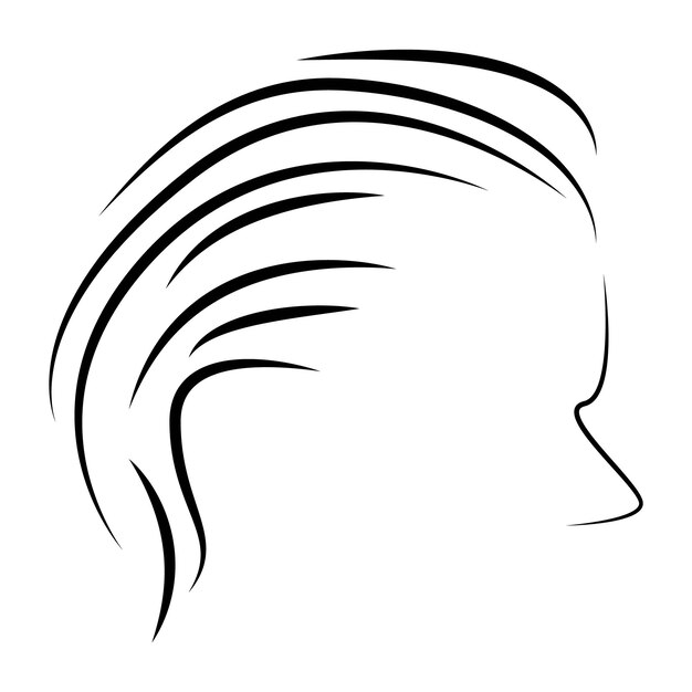 Hair logo vector illustration