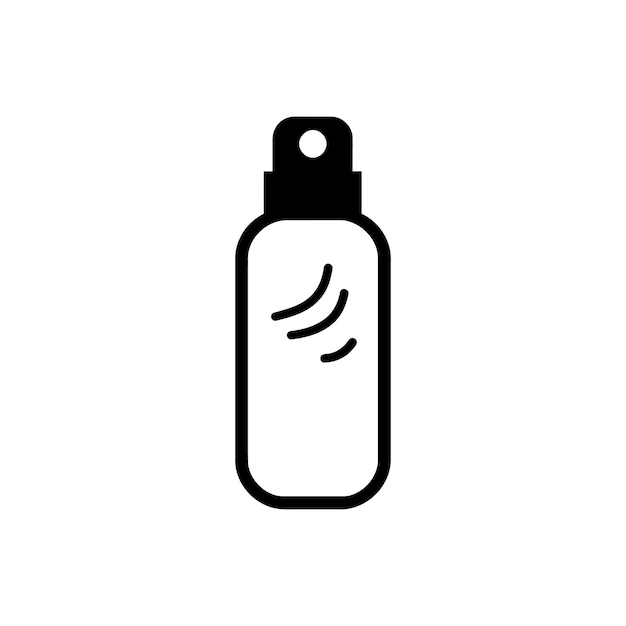 Vector hair mousse icon simple vector illustration