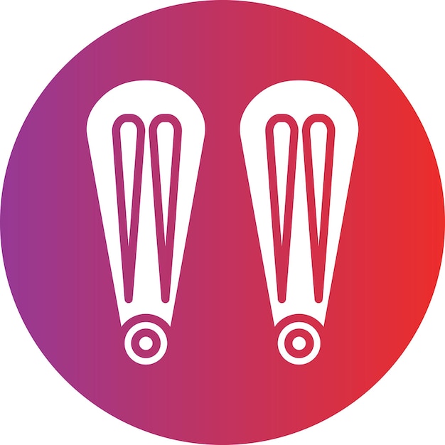 Hair pin icon style