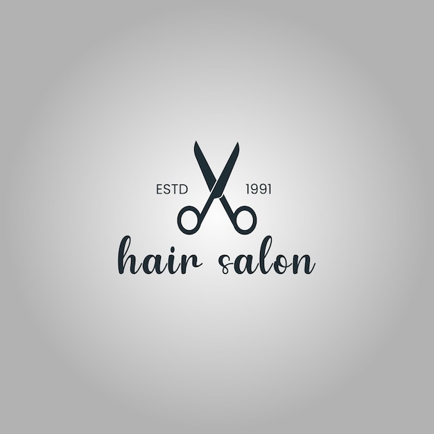 Hair salon logo vintage