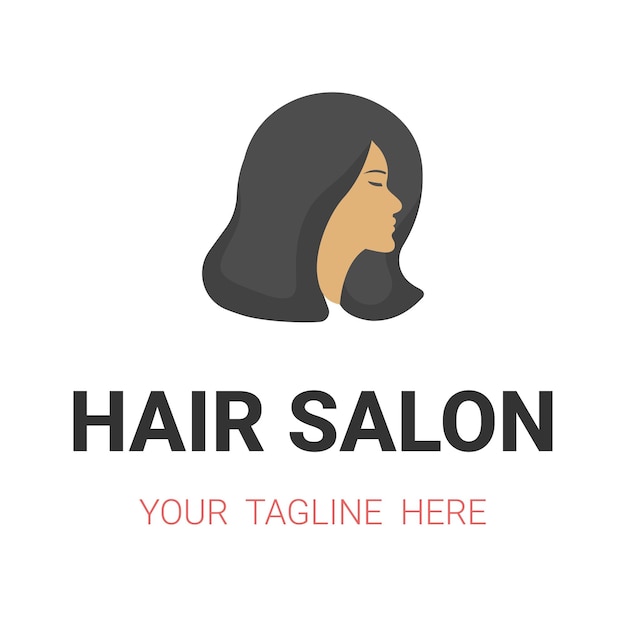 Vector hair salon logo