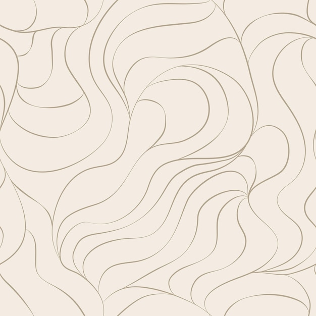 Hair seamless pattern