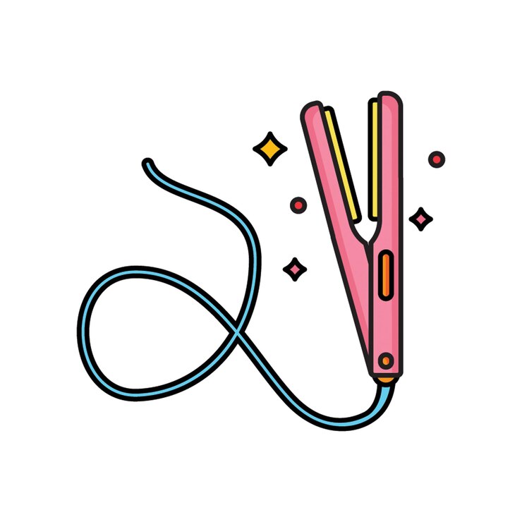 Hair Straightener Icon