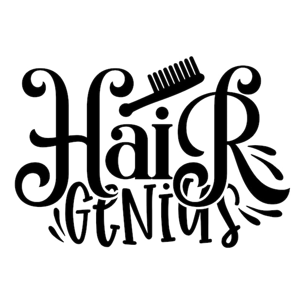 Hair Stylist SVG Design