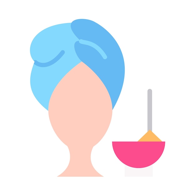 Hair Treatment Icon Style