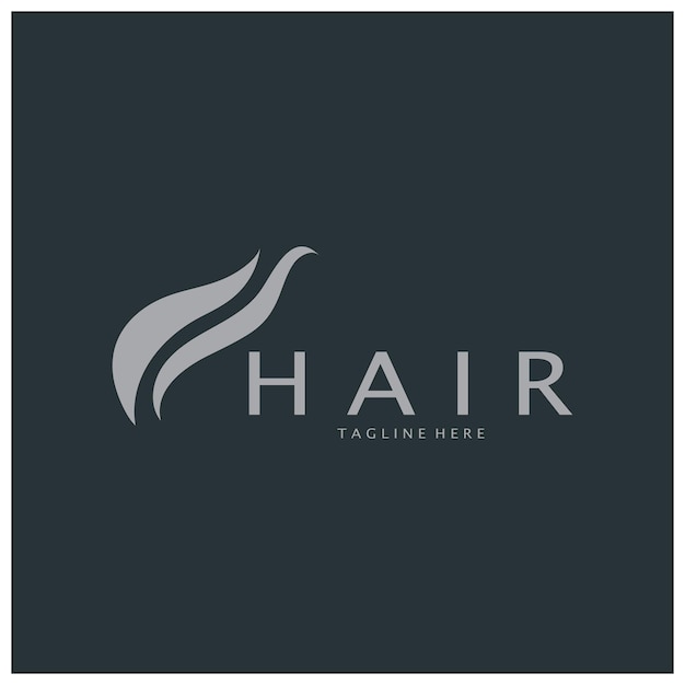 Vector hair treatment logo hair transplantation logoremoval logo vector image design illustration