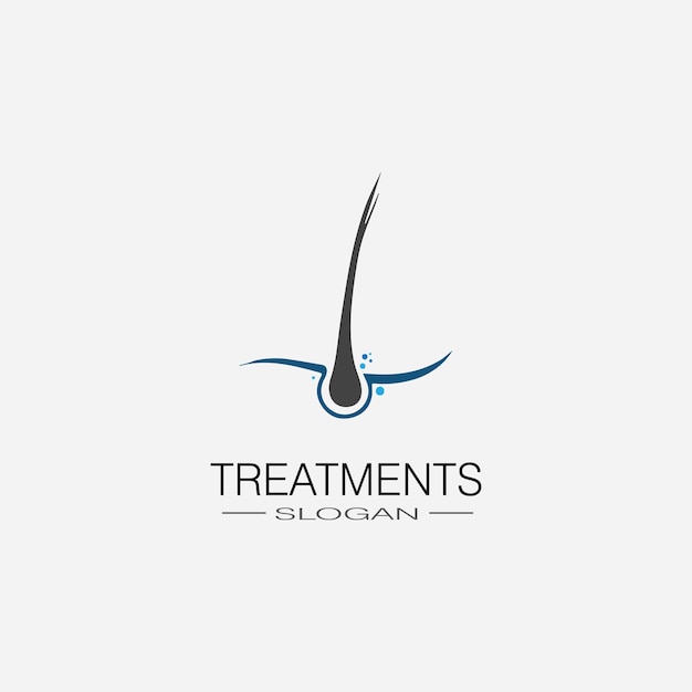 Hair treatments icon illustration