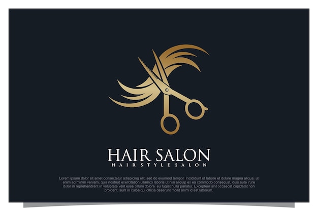 Haircut logo ontwerp element vector voor uw bedrijf