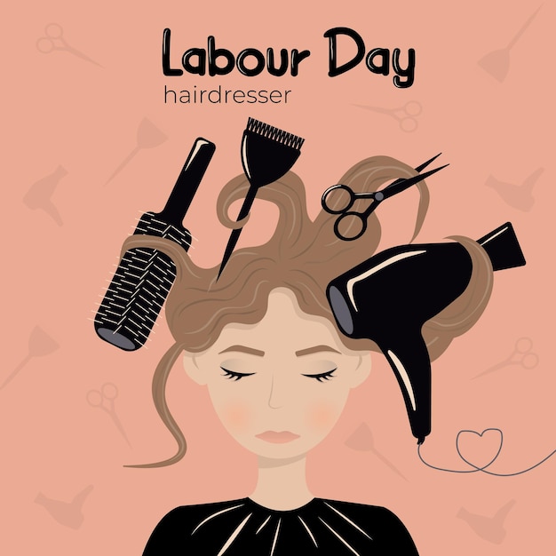 Hairdresser Labour day