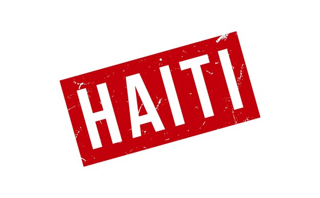 Haiti Rubber Stamp Seal Vector