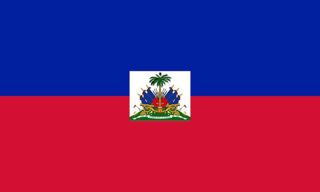 Vector haïti vlag eenvoudige illustratie voor onafhankelijkheidsdag of verkiezing