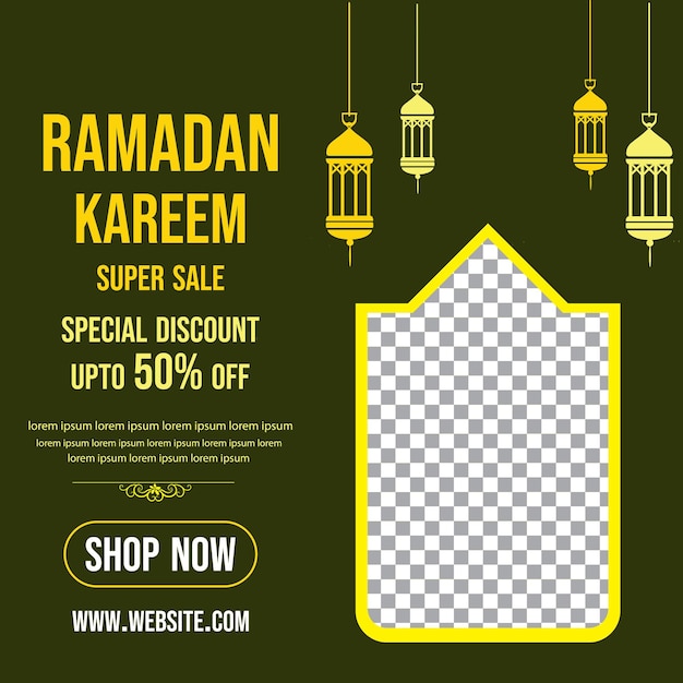 Hajj and Umrah Luxury package flyer, Ramadan Kareem flyer template islamic brochure post Arabic