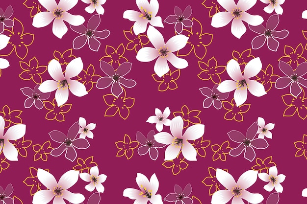 Vector hakka style seamless pattern