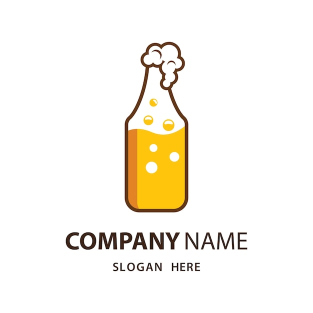 Halal beer logo images illlustration