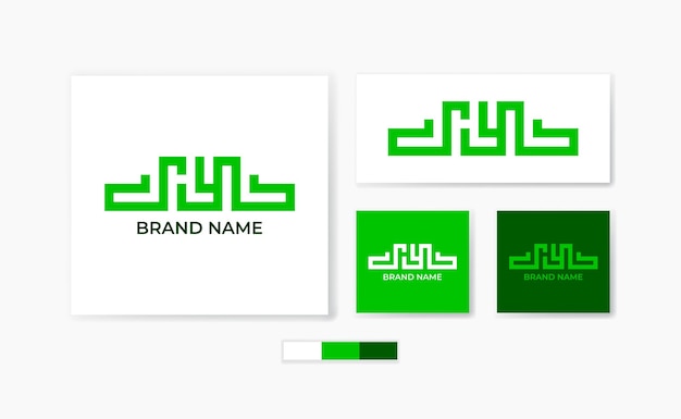 Halal Logo stijl kufi premium vector