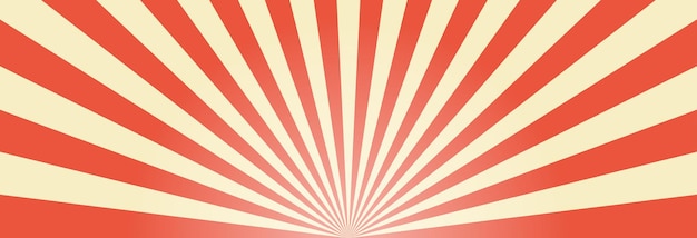 Half red background sunburst vector EPS 10