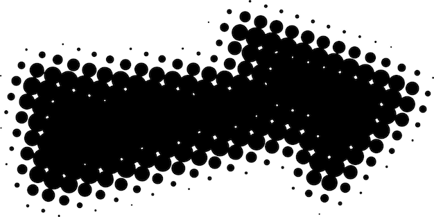 Vector halftone abstract vector arrow element