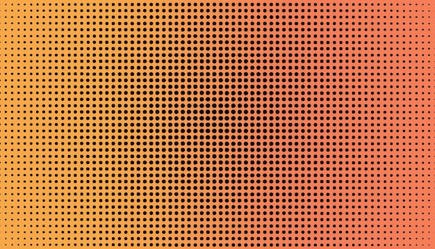 Halftone achtergrond met gemengde kleurvormen