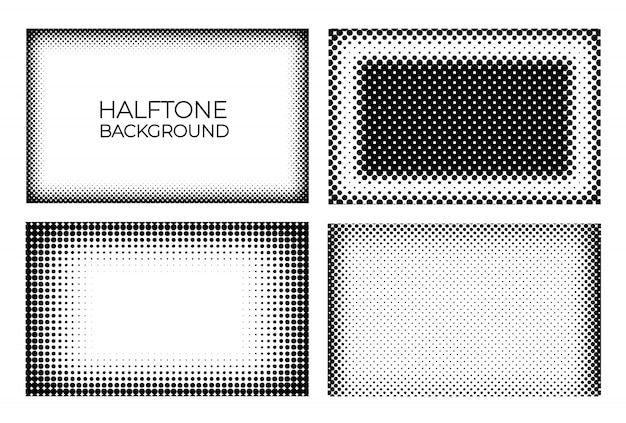 Halftone achtergronden