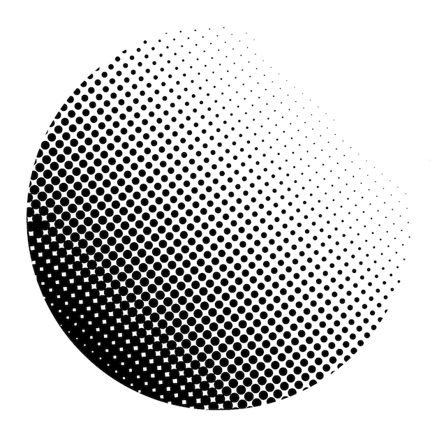 Vector halftone achtergrondontwerpvector