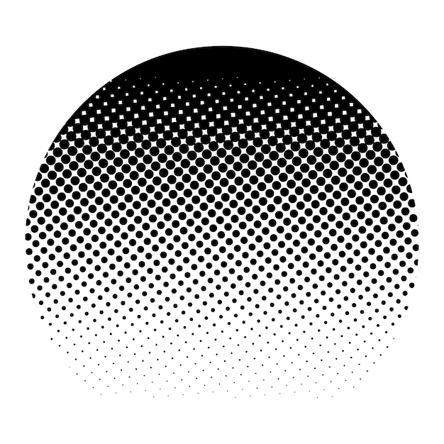 Halftone achtergrondontwerpvector