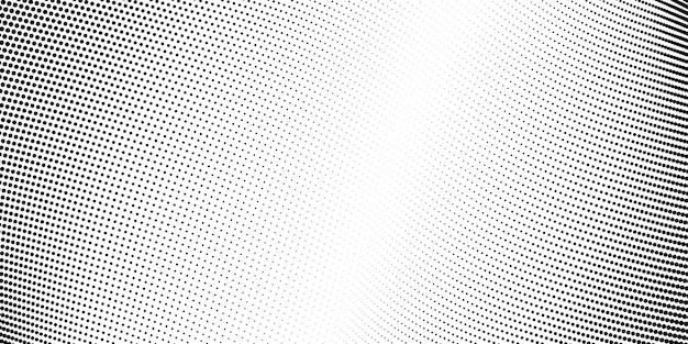 ベクトル ハーフトーンの背景の抽象的な黒と白のドットの形
