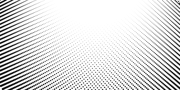 Forma di puntini bianchi e neri astratti del fondo di semitono