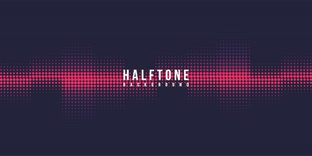 Vector halftone background design