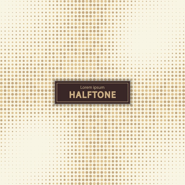 Halftone background in vintage style