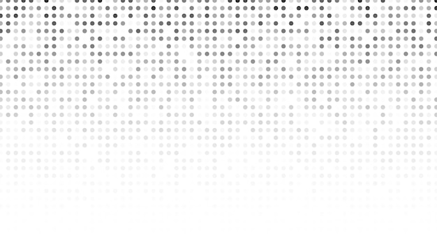 Halftone background with dots Black and white pop art pattern in comic style Monochrome dot texture Vector illustration