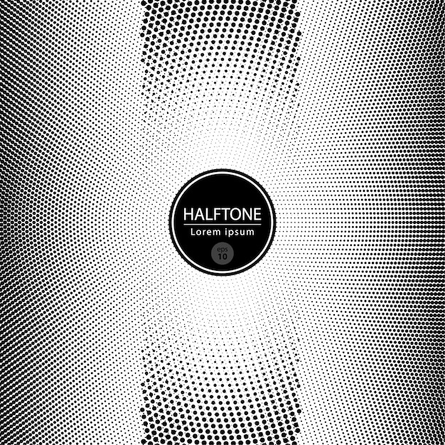 Vector halftone background