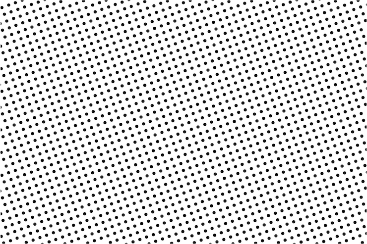 Vector halftone black and white doted texture background