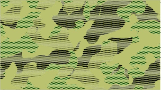 Vector halftone camo seamless pattern