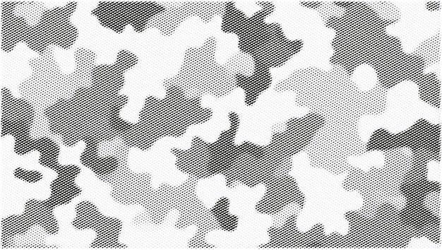 Halftone camouflage naadloos patroon