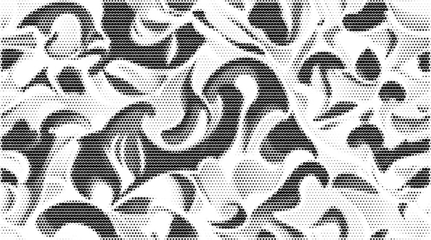 Halftone camouflage naadloze patronen