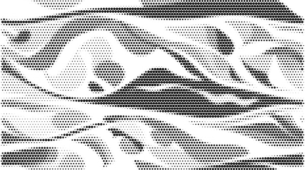 Halftone Camouflage Seamless Pattern