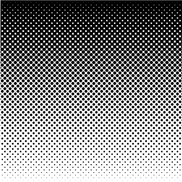 Halftone cirkel stippen abstract vector achtergrond of textuur voor ontwerpsjabloon