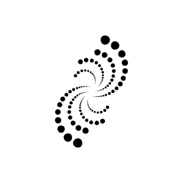 Halftone cirkel stippen vector illustratie