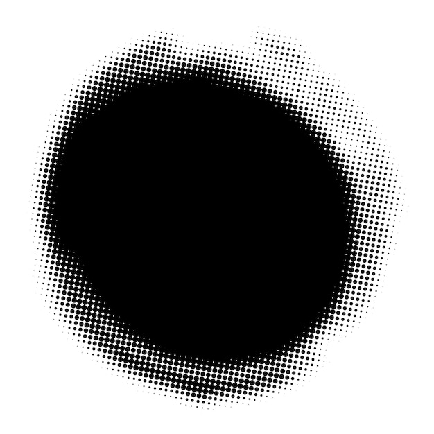 Halftone Dots Element