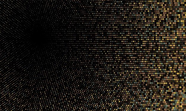 Полутоновые точки современный векторный фон. Винтажная геометрическая полутоновая иллюстрация.