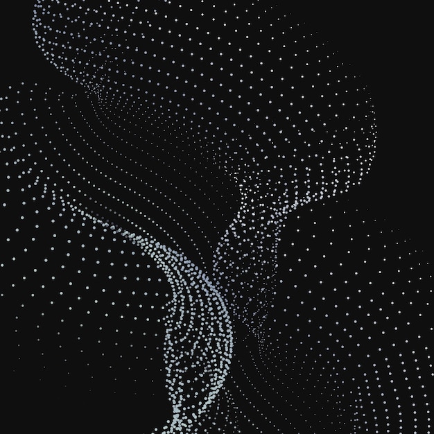 Halftone Dots Patroon cirkelvormige halftone dots vector achtergrond