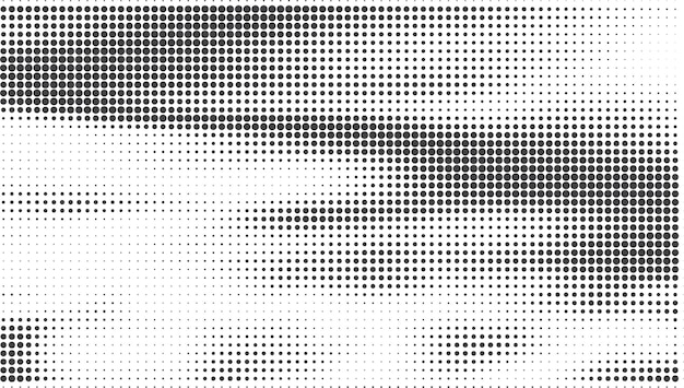 Halftone dotted element for creative vector element