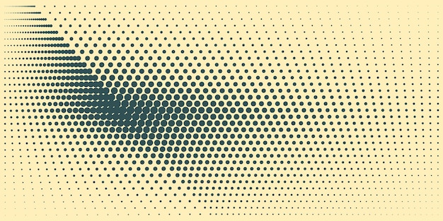 Vector halftone dotted pattern background