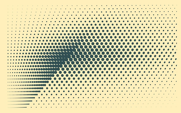 Vector halftone dotted pattern background